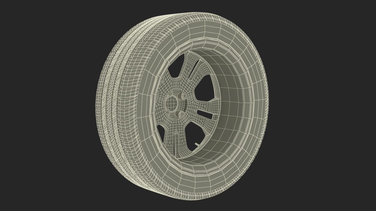 3D model Crossover Wheel