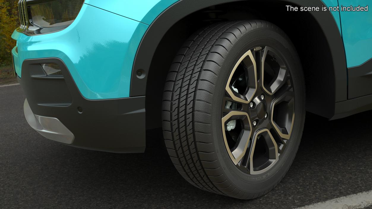 3D model Crossover Wheel