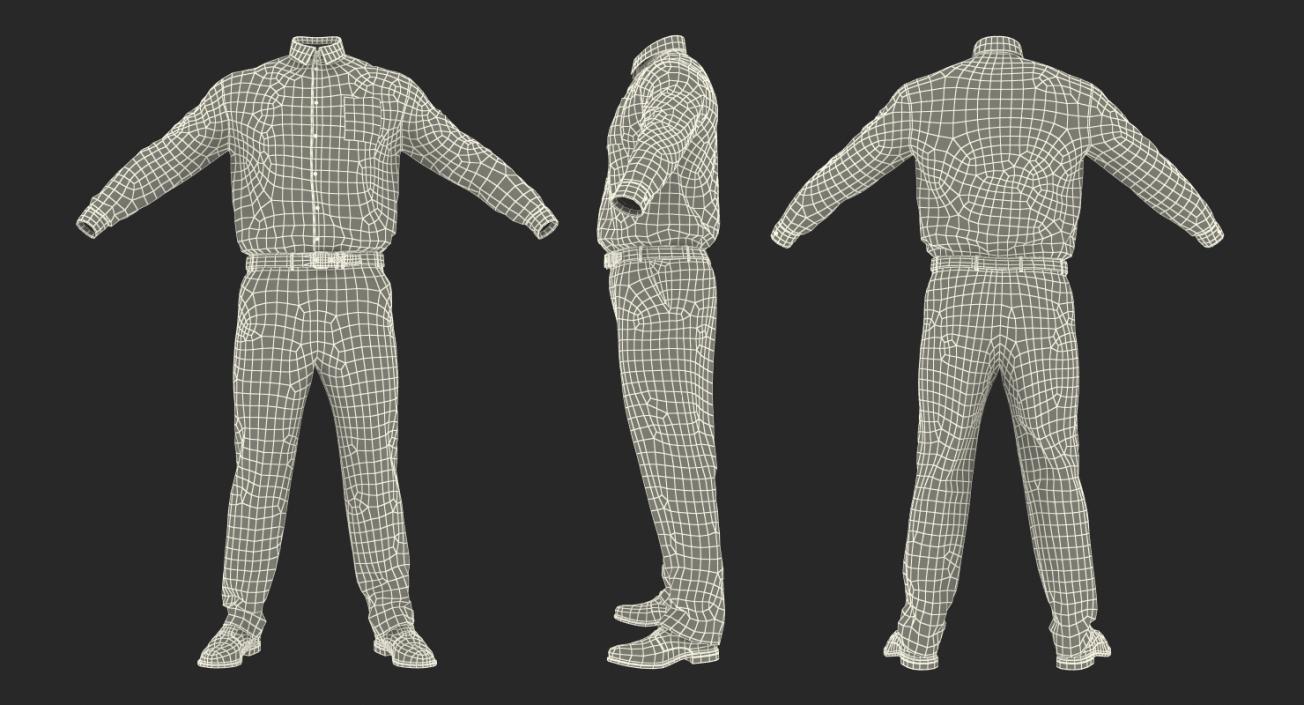 Office Wear for Men 3D model