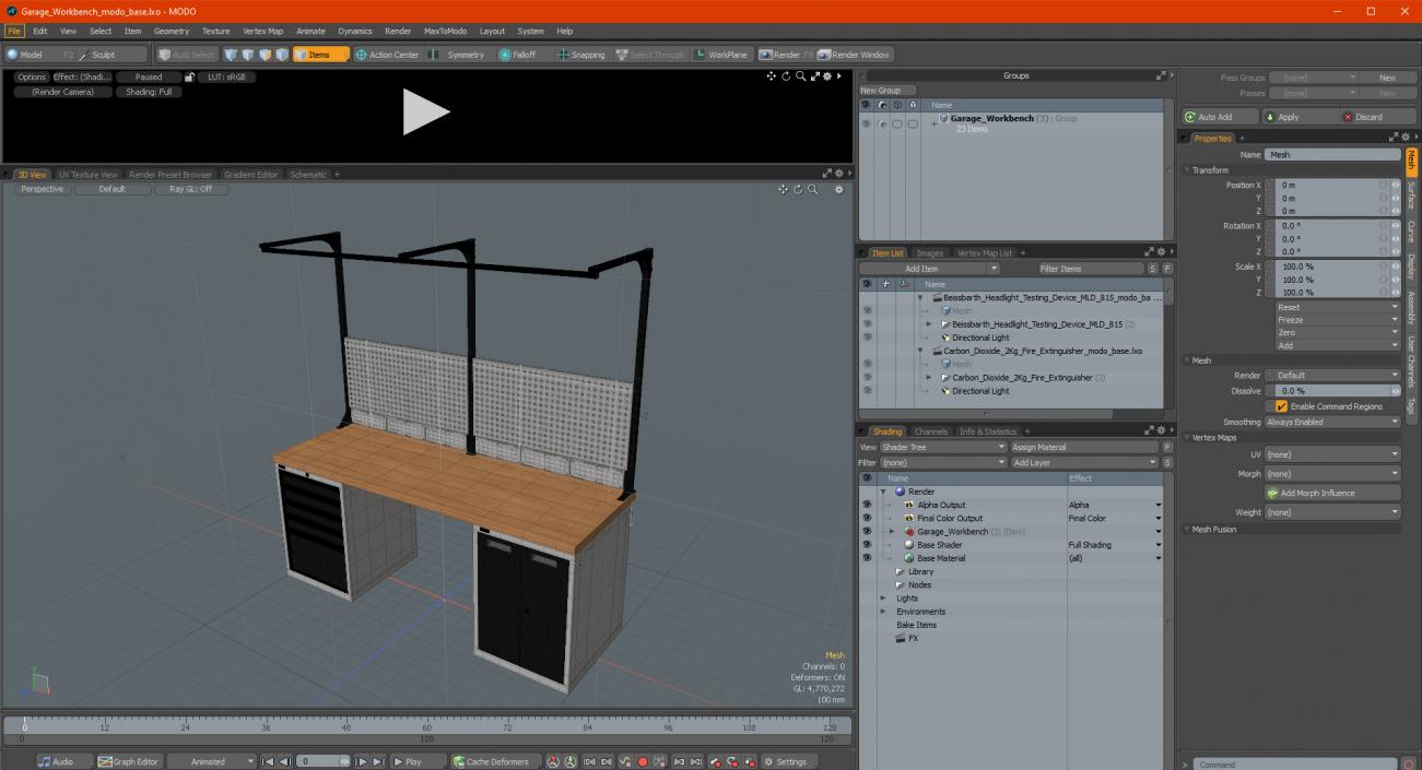 3D Garage Workbench