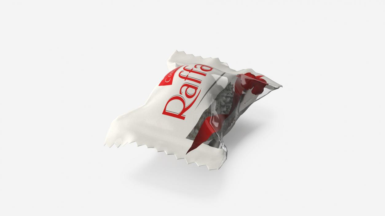 Ferrero Raffaello Candy in Wrapper 3D model