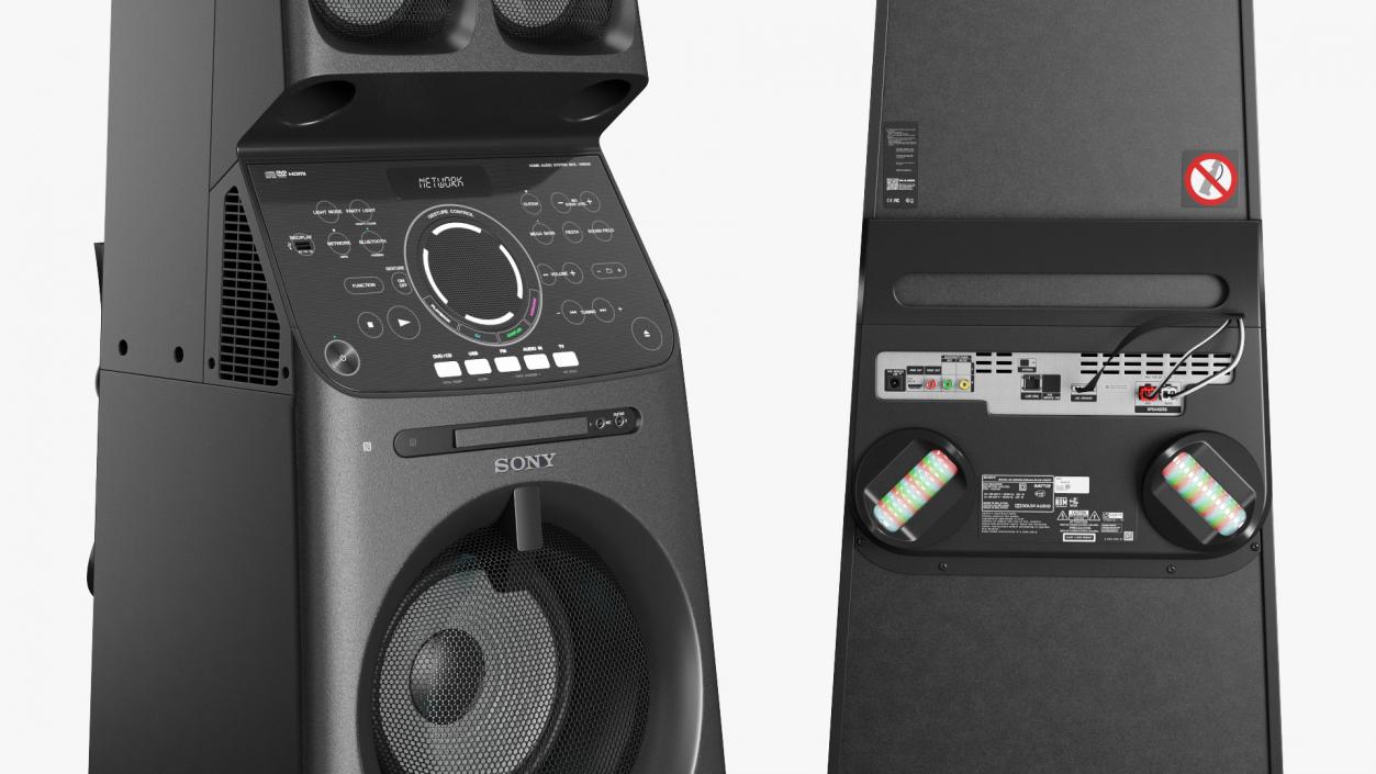 3D Sony V90DW MUTEKI High Power Audio System