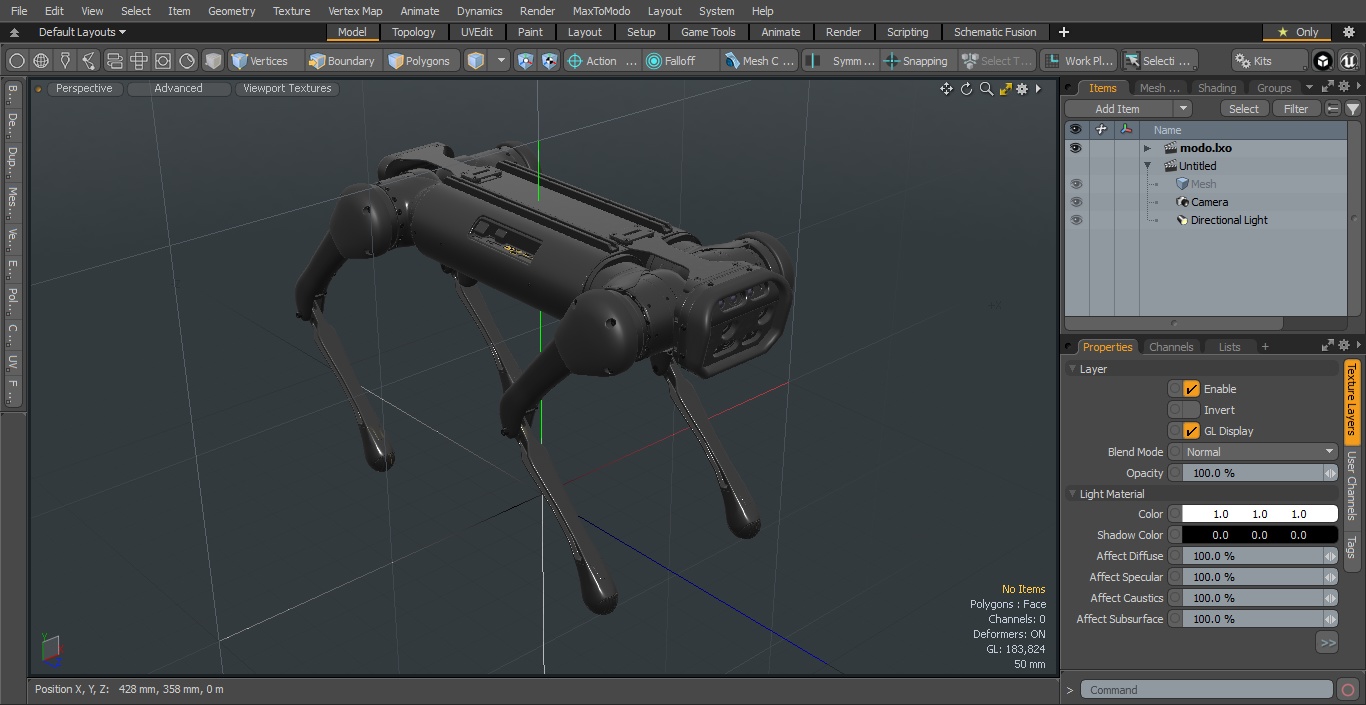 Aliengo Robot Dog 3D