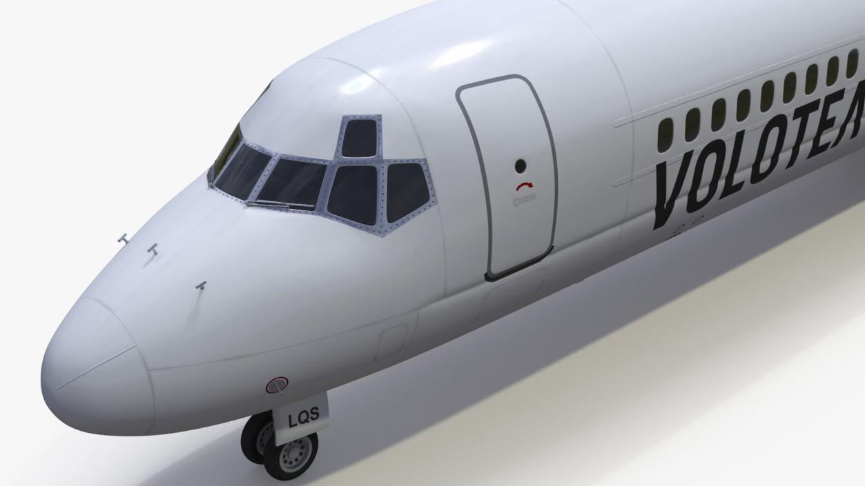 Volotea Boeing 717-200 Commercial Jet 3D