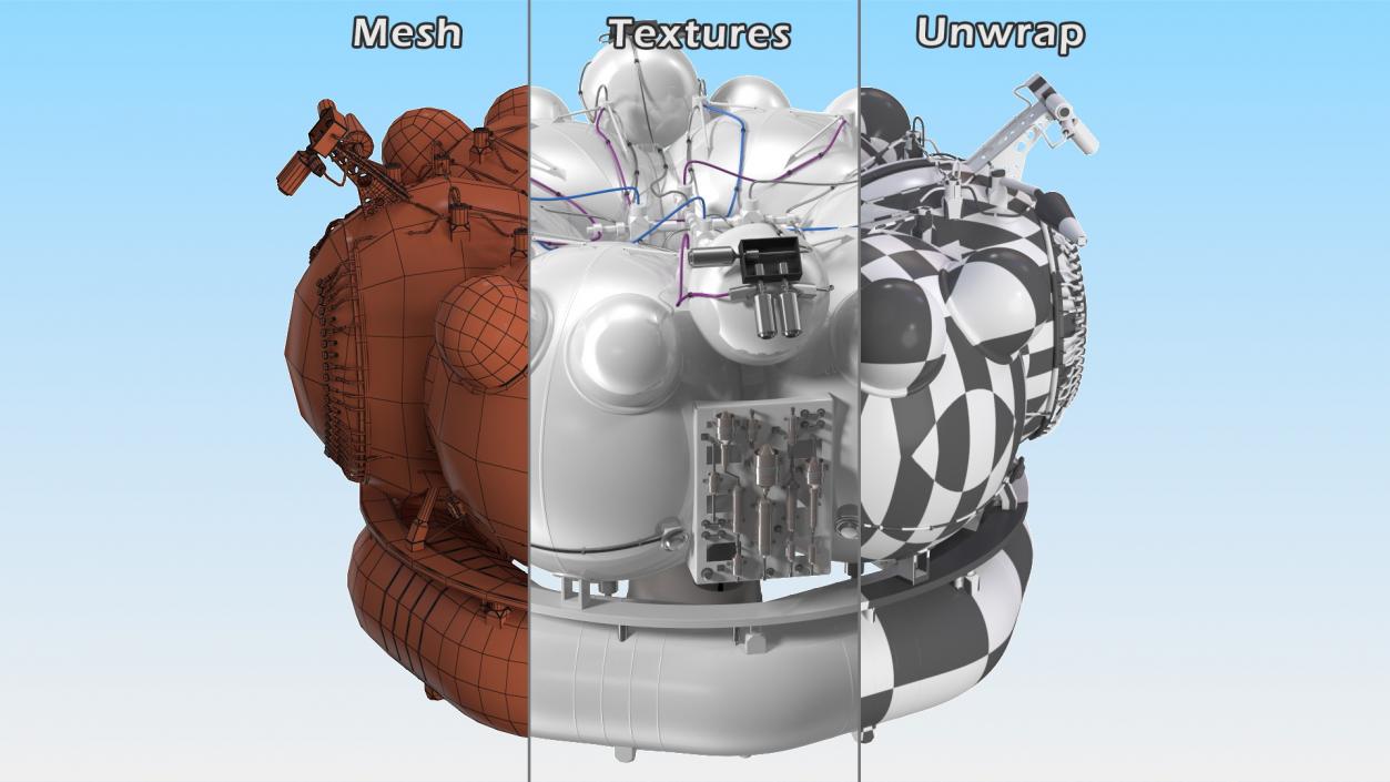 Satellite 3D model