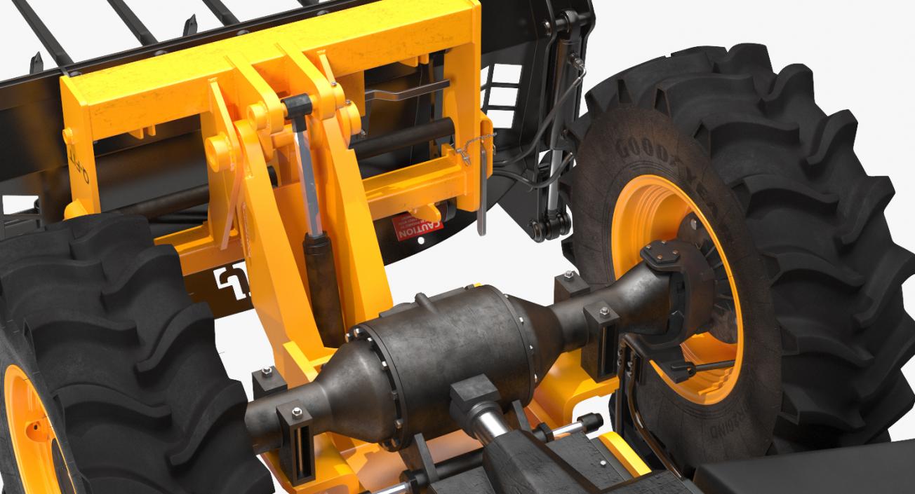 3D Hydraulic Telehandler Forklift JCB 535 model