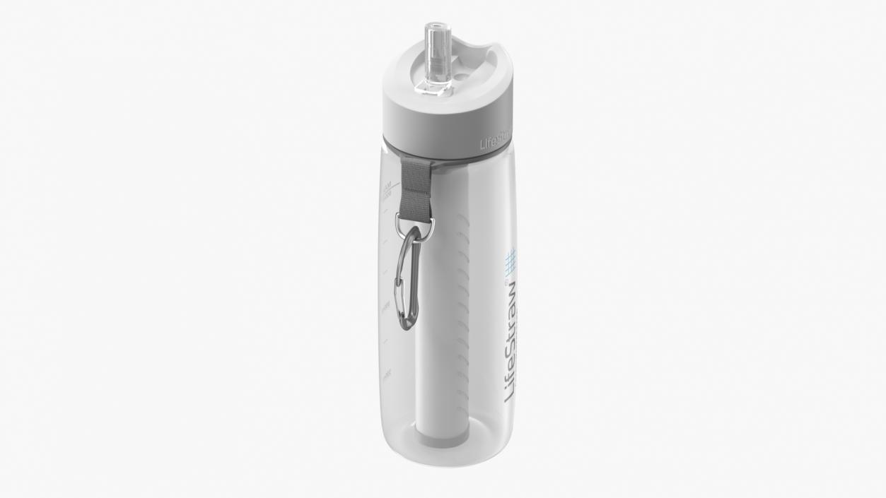 3D model Bottle LifeStraw Go Clear