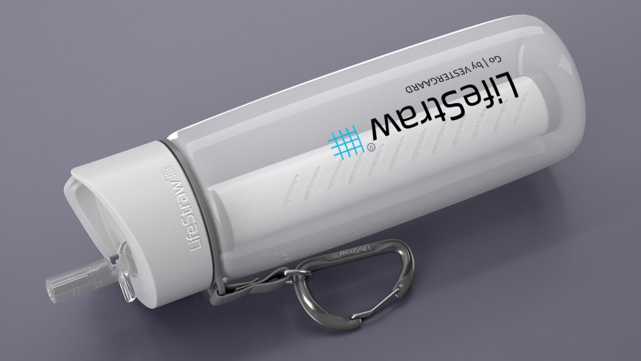 3D model Bottle LifeStraw Go Clear