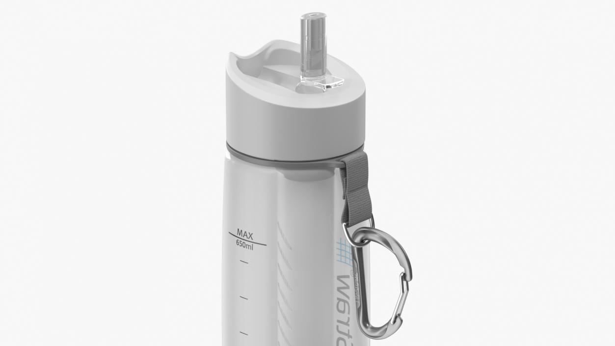 3D model Bottle LifeStraw Go Clear