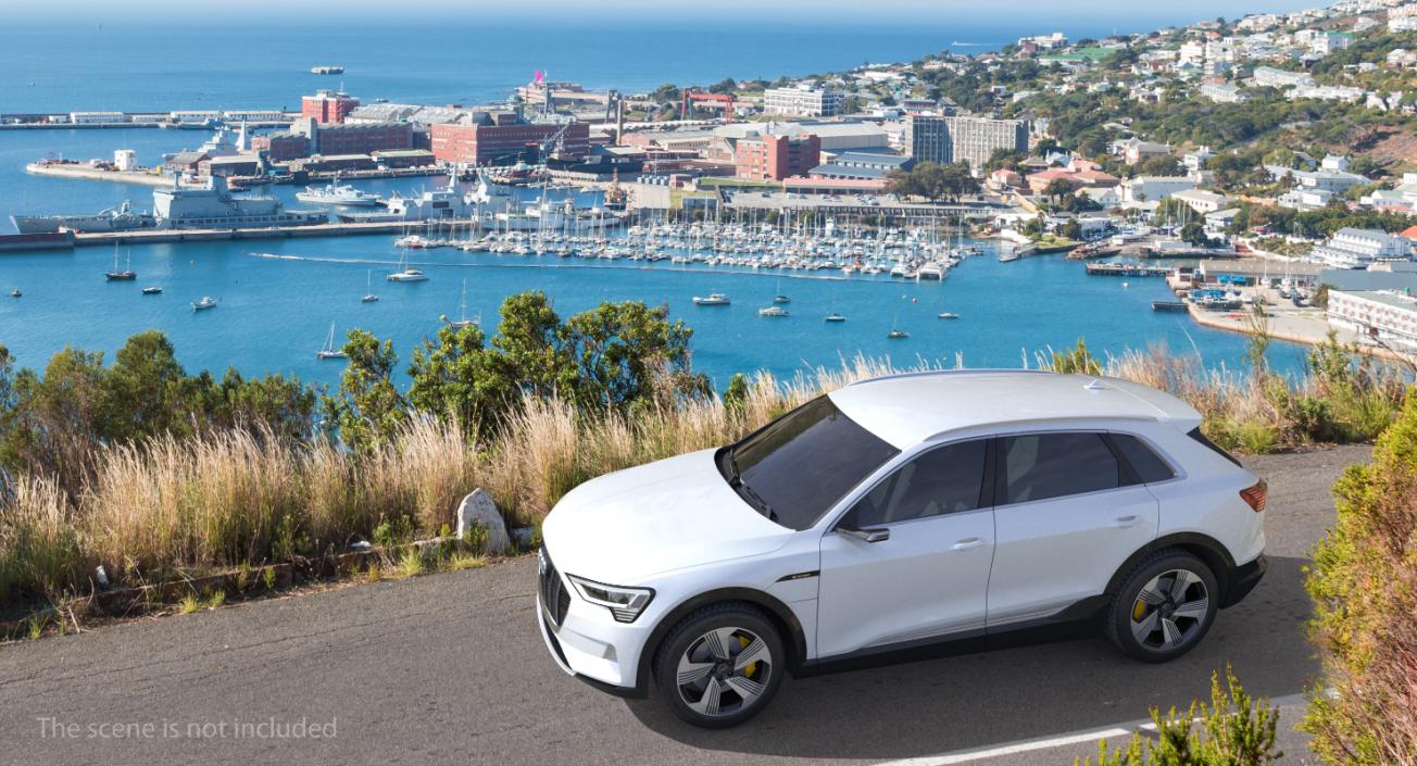 Audi E-tron Simple Interior 3D