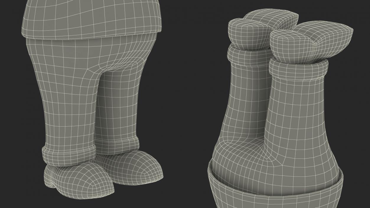 Homer Simpson Hands Up Pose 3D