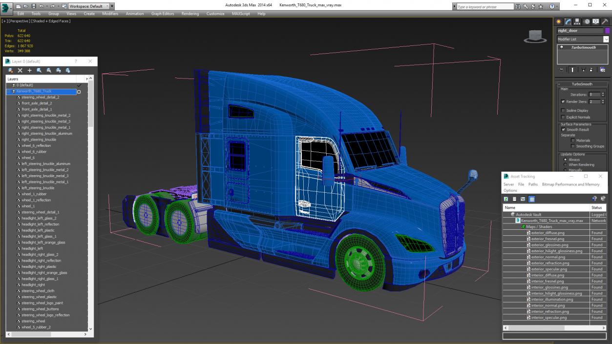 Kenworth T680 Truck 3D model