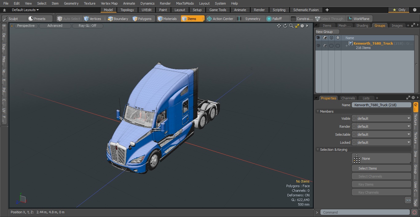 Kenworth T680 Truck 3D model