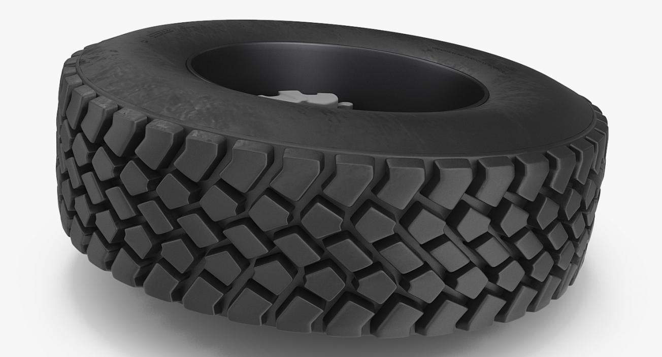 3D Off Road Rim and Tyre