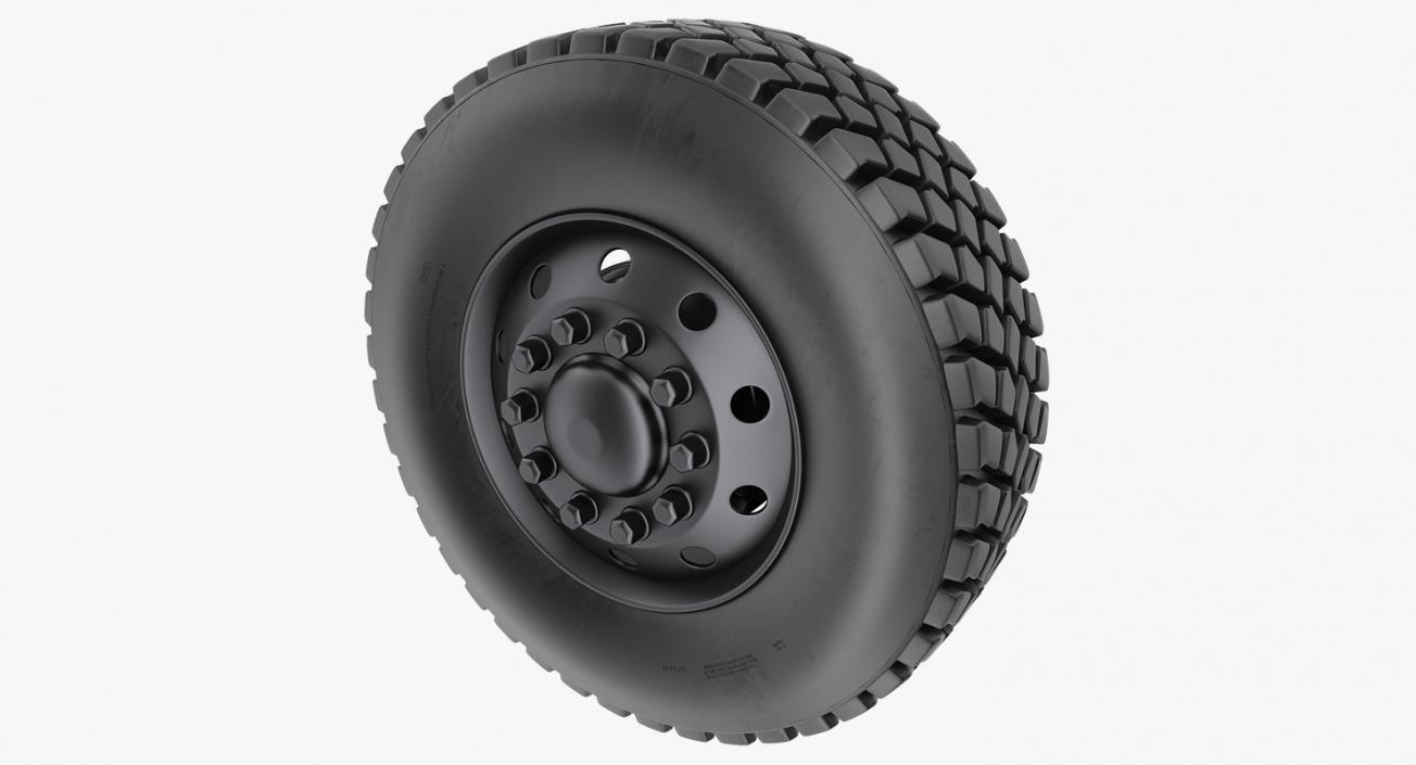 3D Off Road Rim and Tyre