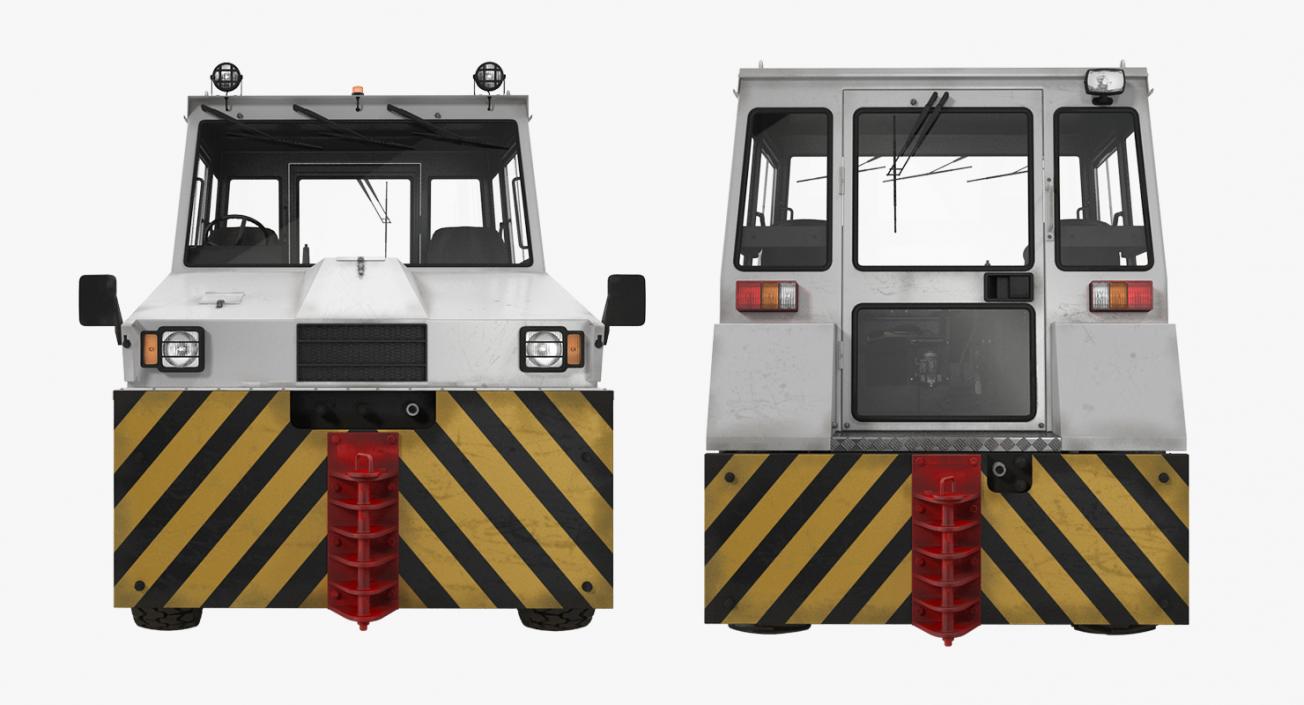 3D Airport Tug Hallam HE50 model