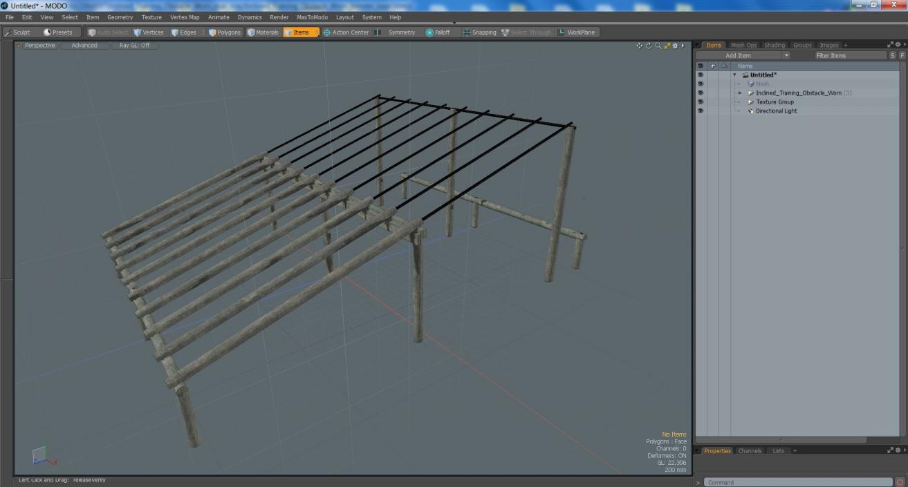 3D Inclined Training Obstacle Worn