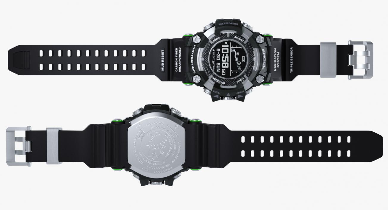 Sport Watches Collection 3D model