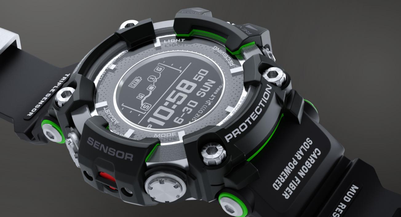 Sport Watches Collection 3D model