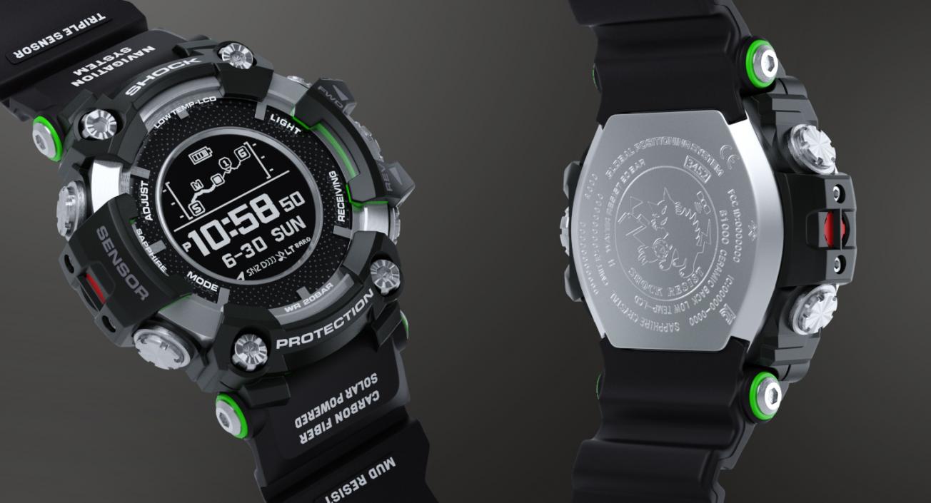 Sport Watches Collection 3D model