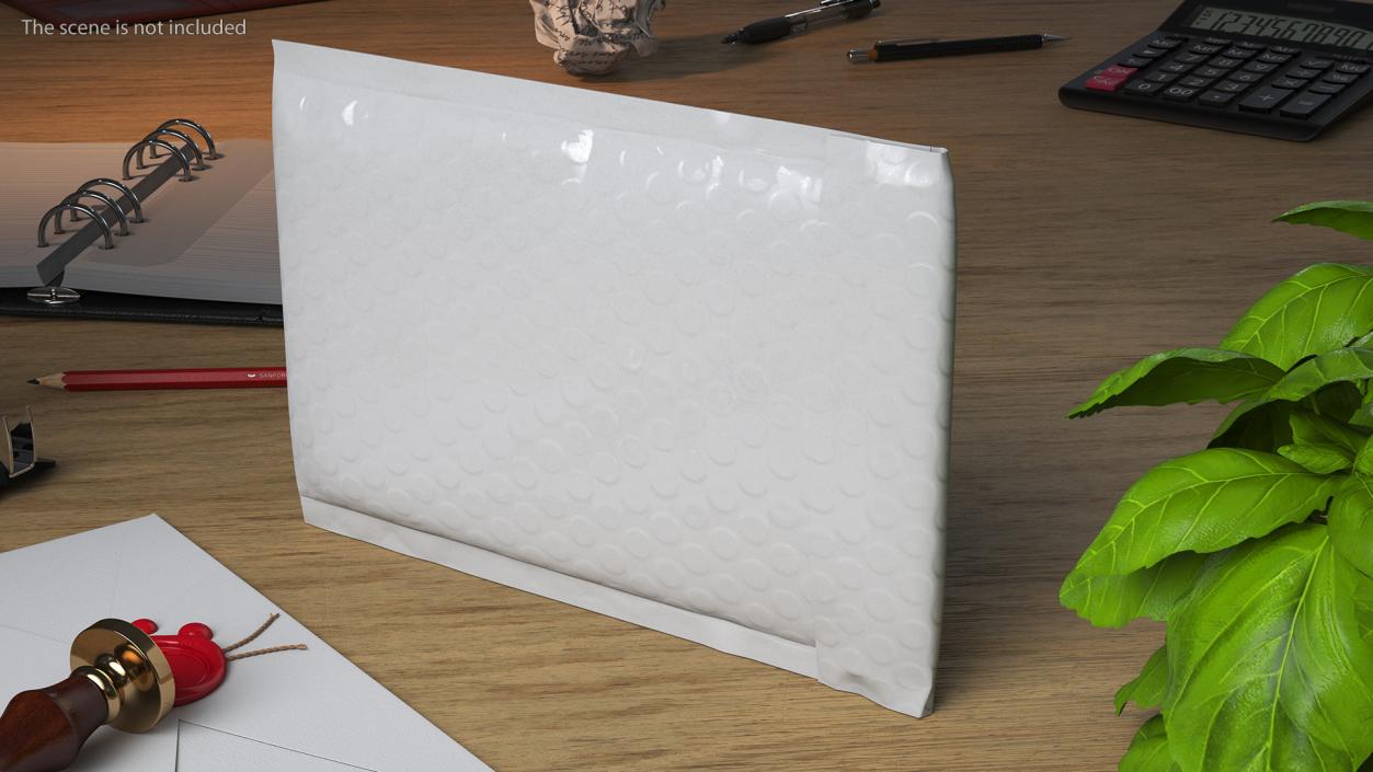 3D model Thick Poly Bubble Mailer White