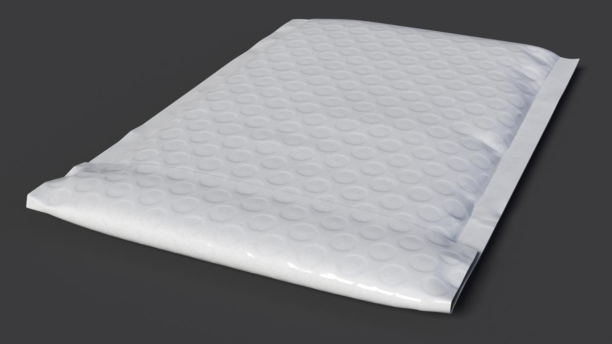 3D model Thick Poly Bubble Mailer White