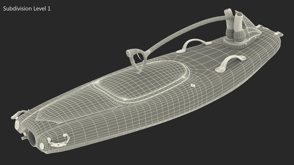 3D model Jet Surfboard Folded