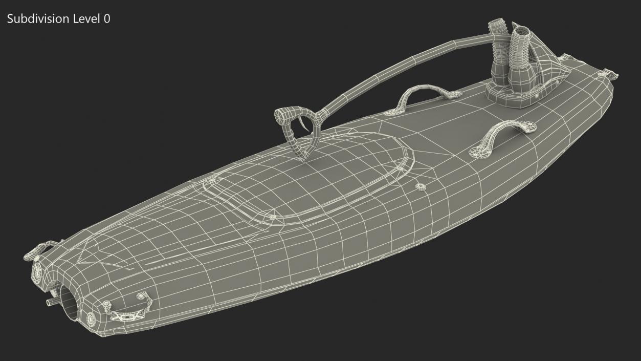 3D model Jet Surfboard Folded