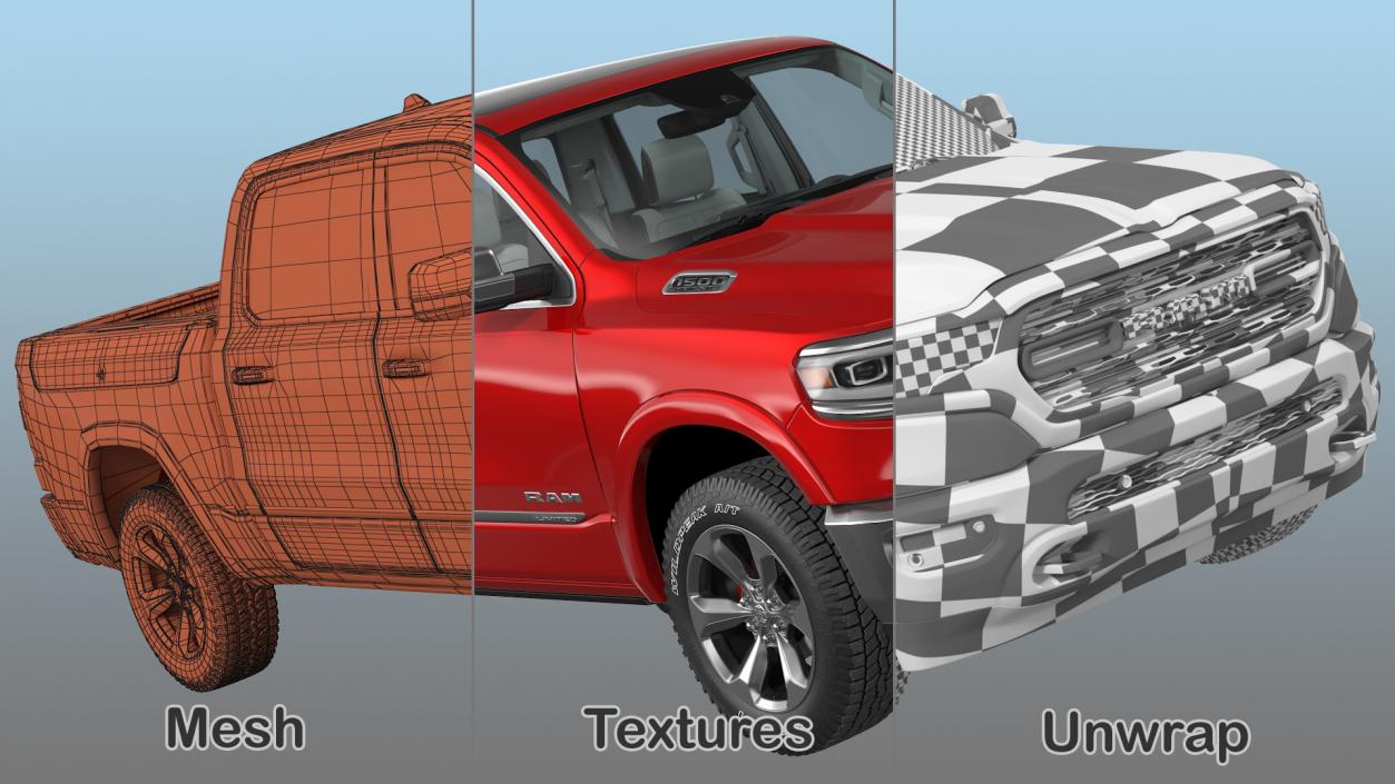 Dodge RAM 1500 2020 3D model