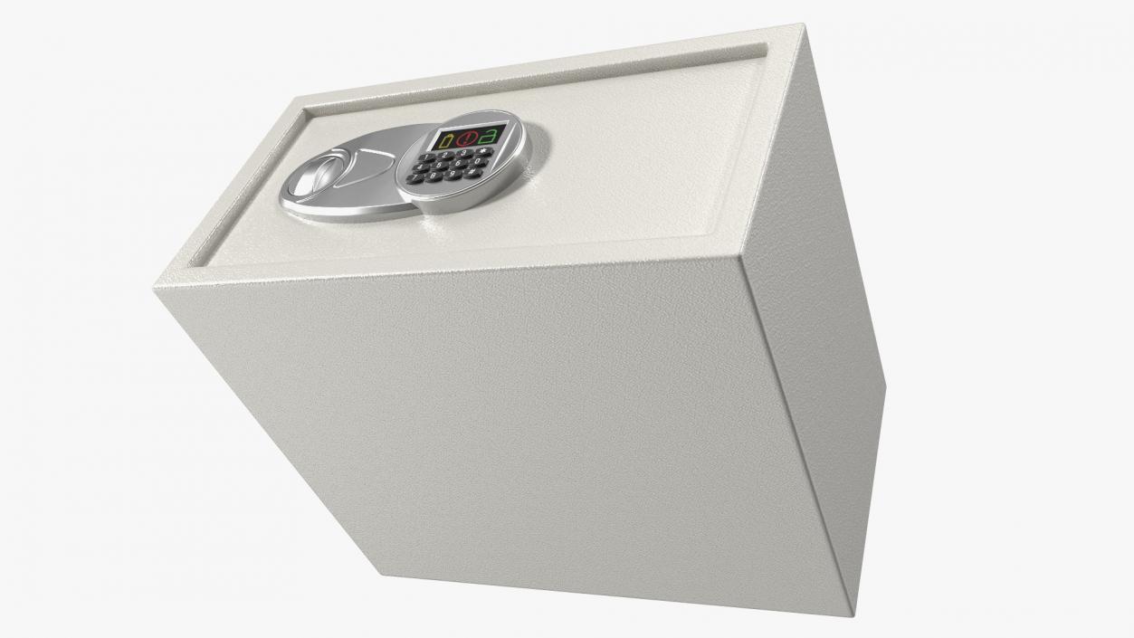 3D Digital Safe White model