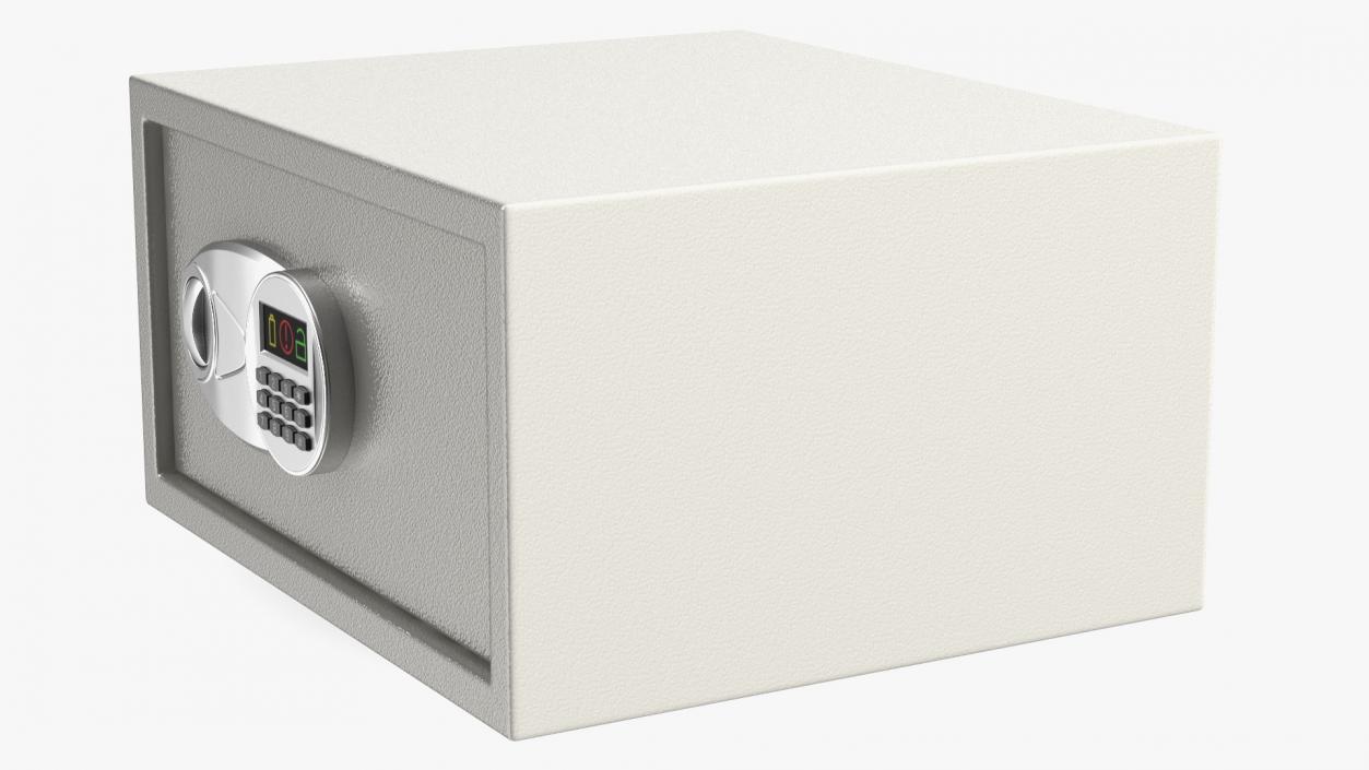 3D Digital Safe White model