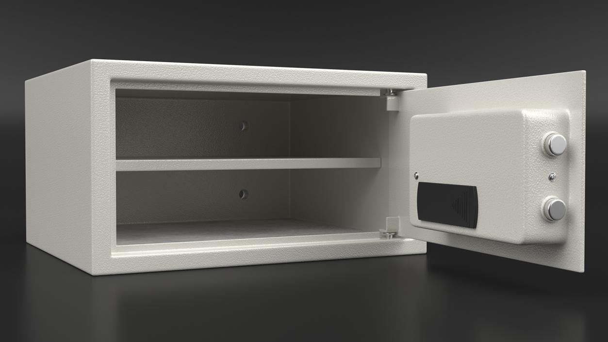 3D Digital Safe White model