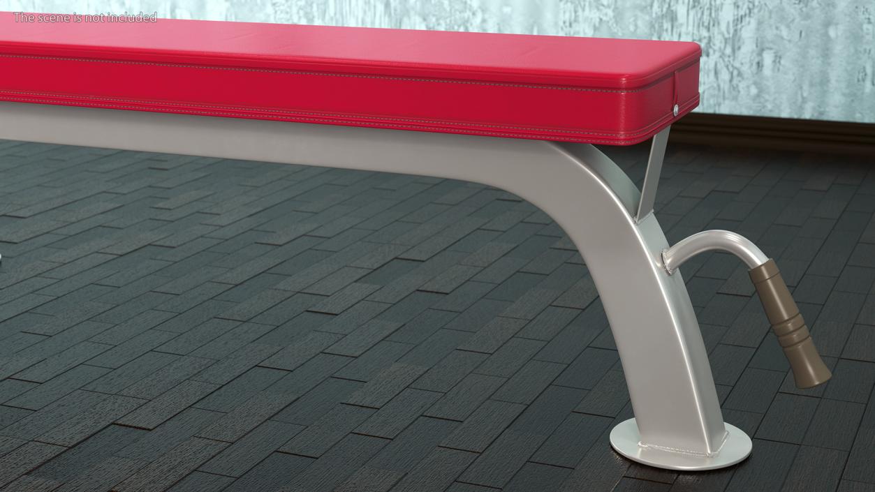 3D model Sport Bench Red