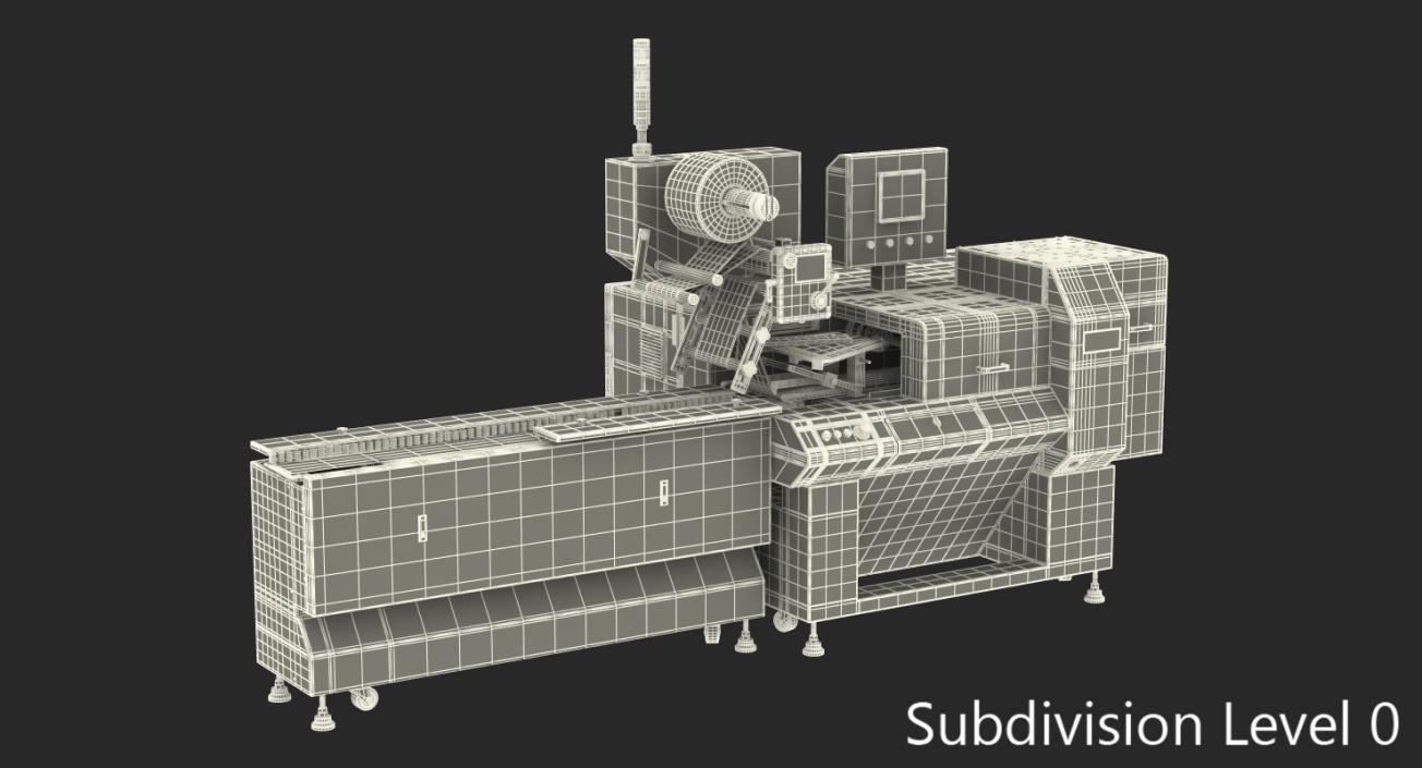 3D model Bakery Foods Packaging Machine