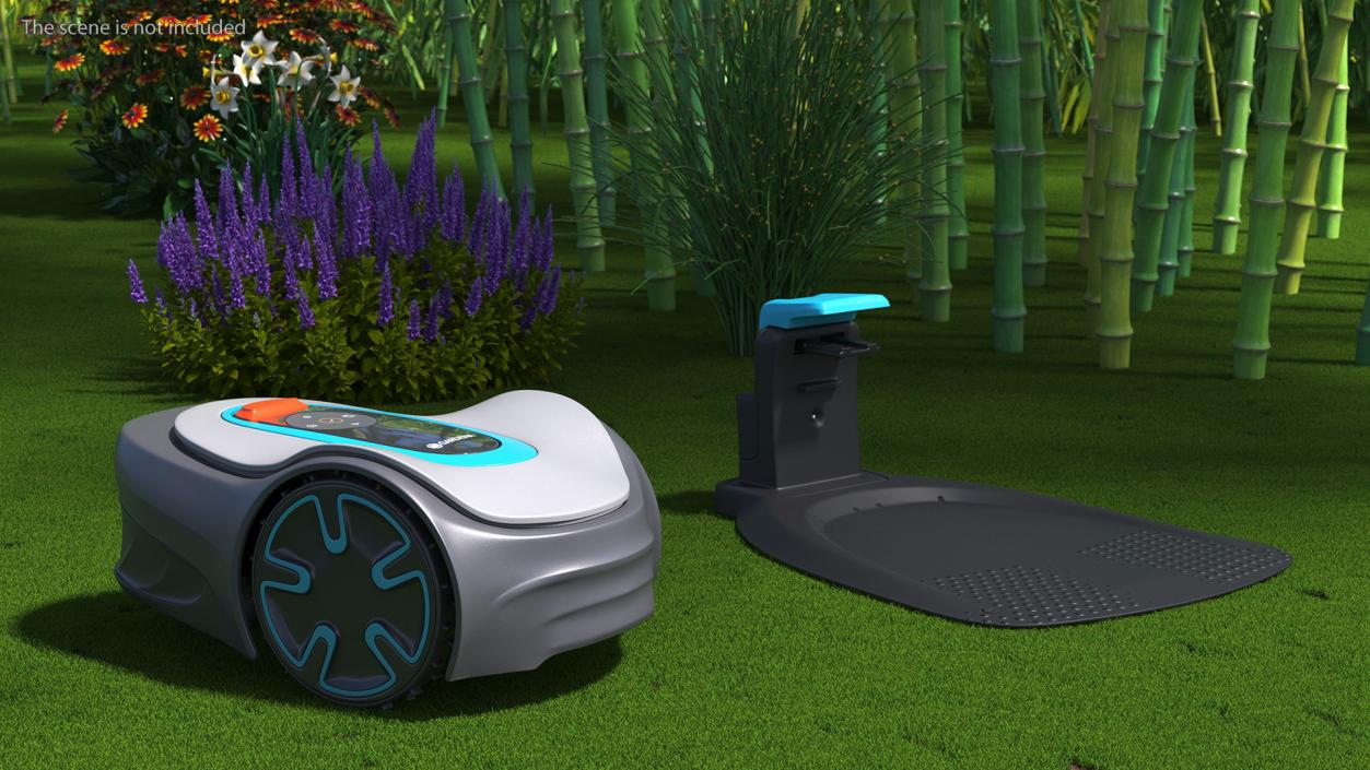 Gardena Robotic Lawn Mower Sileno Minimo 251 3D model