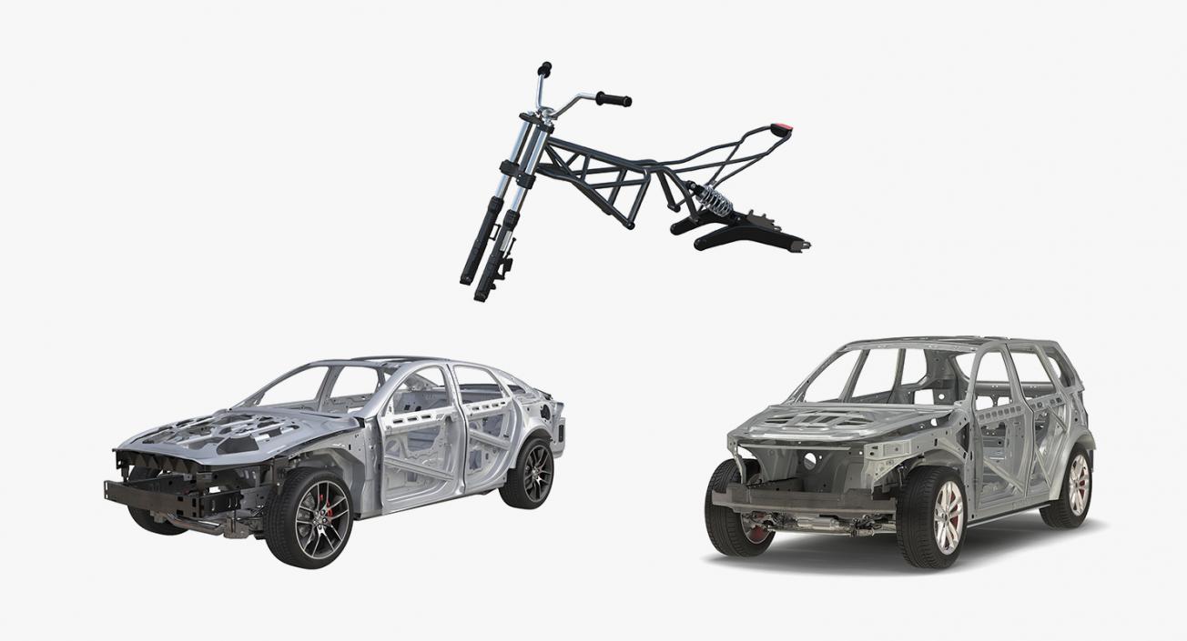 Vehicle Frames Collection 4 3D