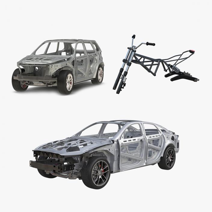 Vehicle Frames Collection 4 3D