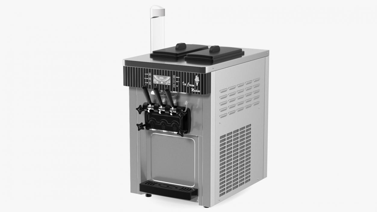 3D model VEVOR Commercial Ice Cream Machine Stainless Steel