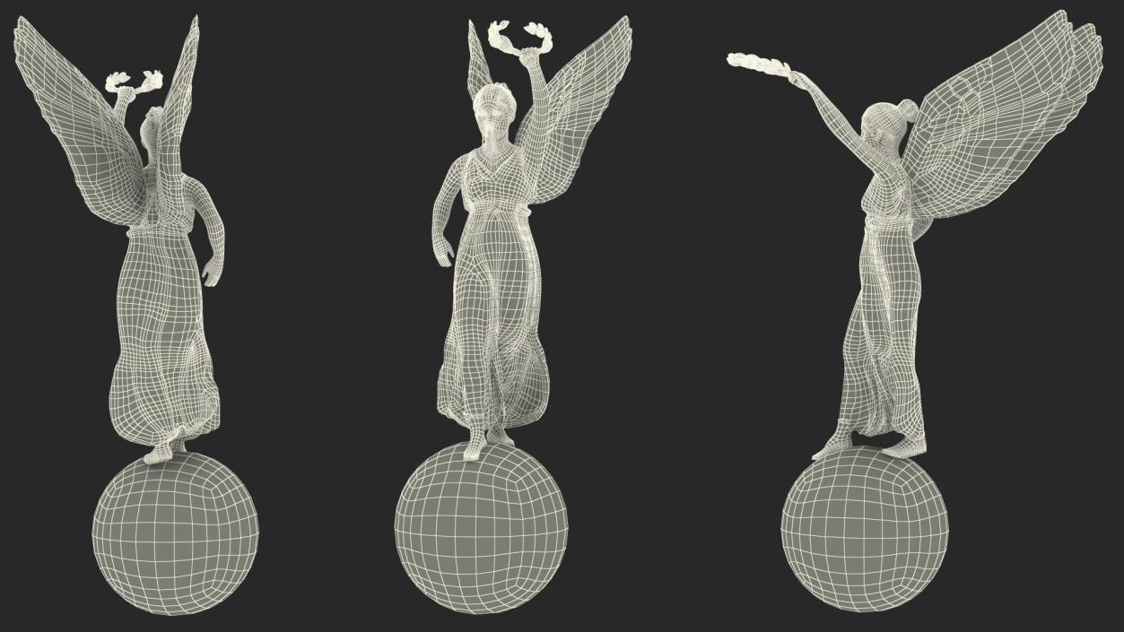 Nike Goddess Statue 3D model