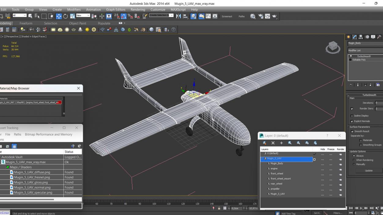 3D Mugin 5 UAV