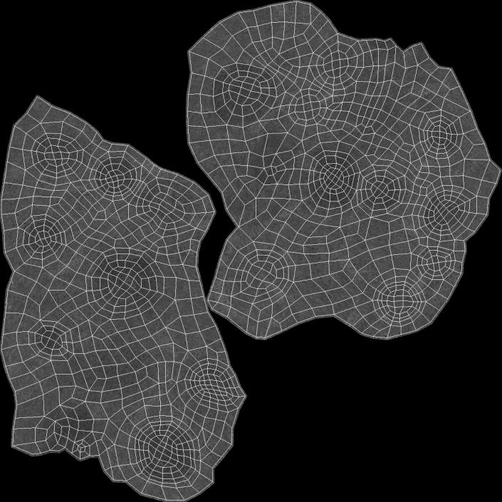 3D model Asteroid 100 Meter in Diameter