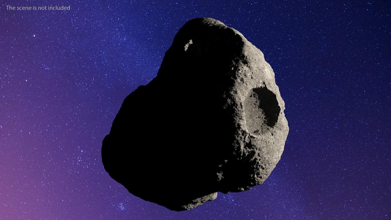 3D model Asteroid 100 Meter in Diameter