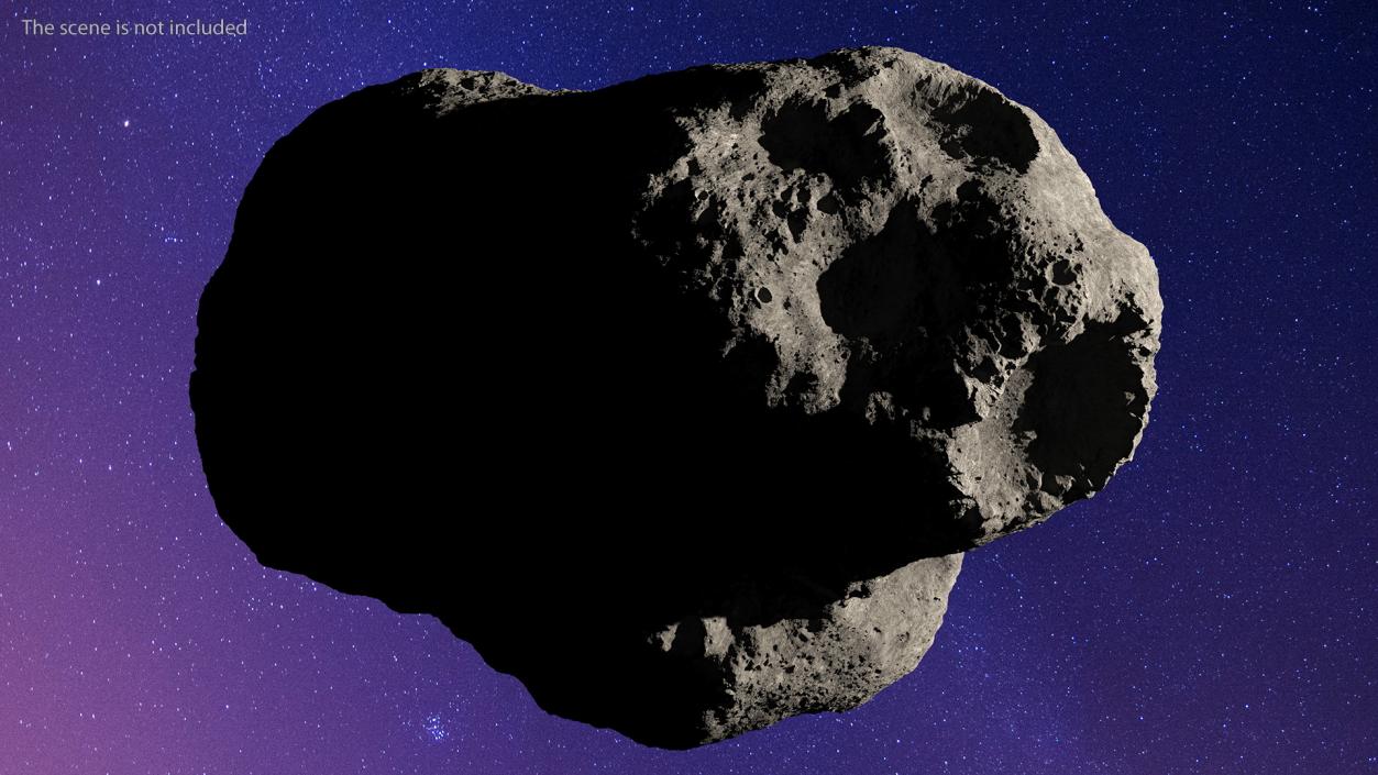 3D model Asteroid 100 Meter in Diameter