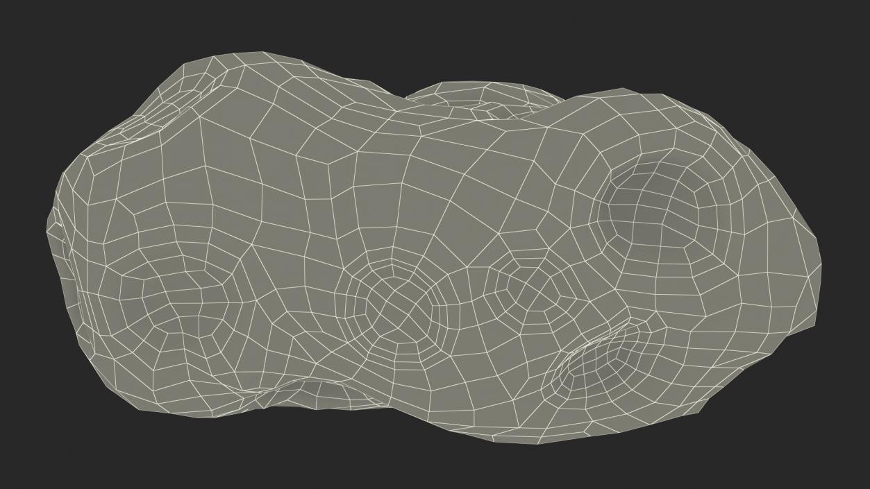 3D model Asteroid 100 Meter in Diameter