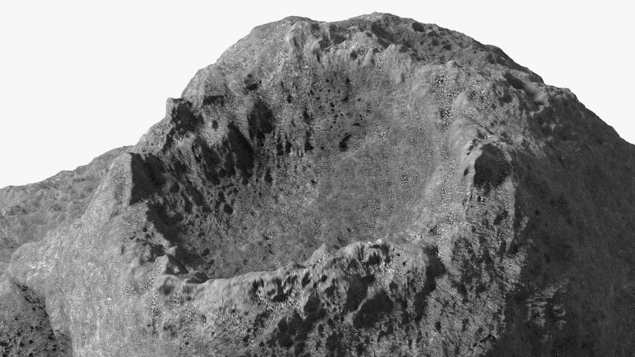 3D model Asteroid 100 Meter in Diameter