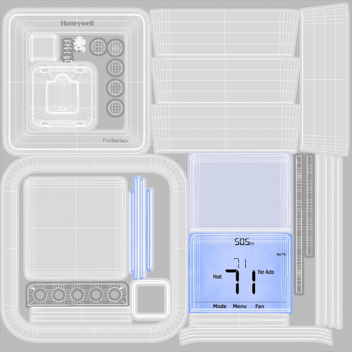 3D model Honeywell T6 Pro Programmable Thermostat