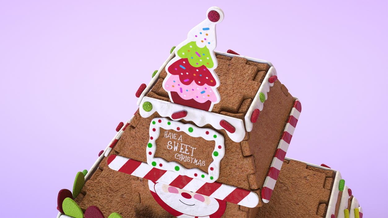 3D Cookie Dough House model