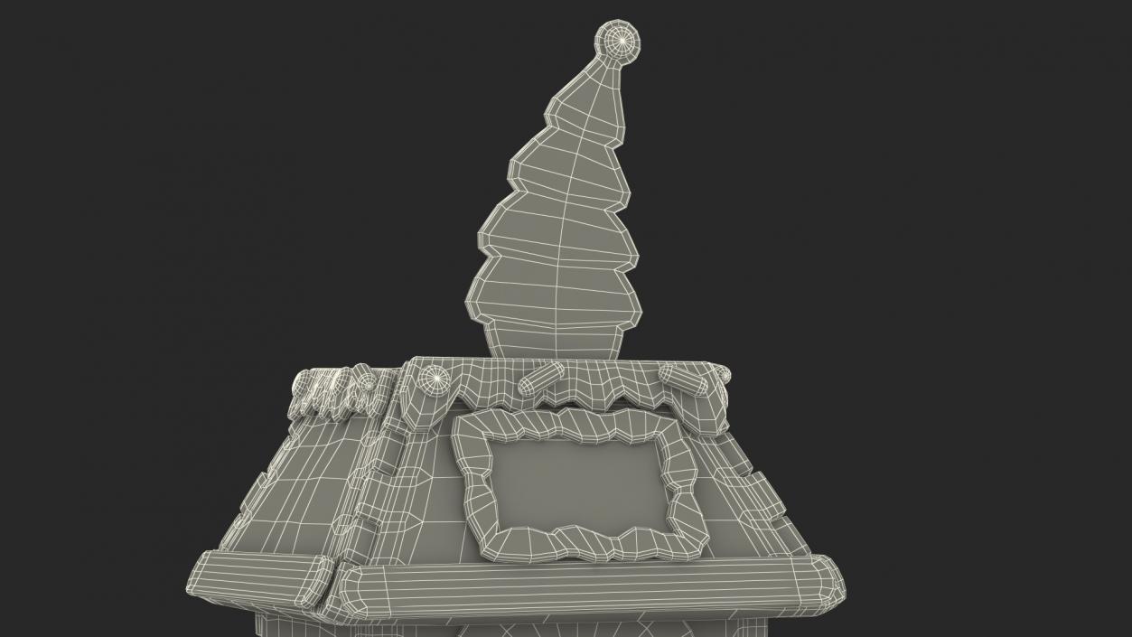 3D Cookie Dough House model