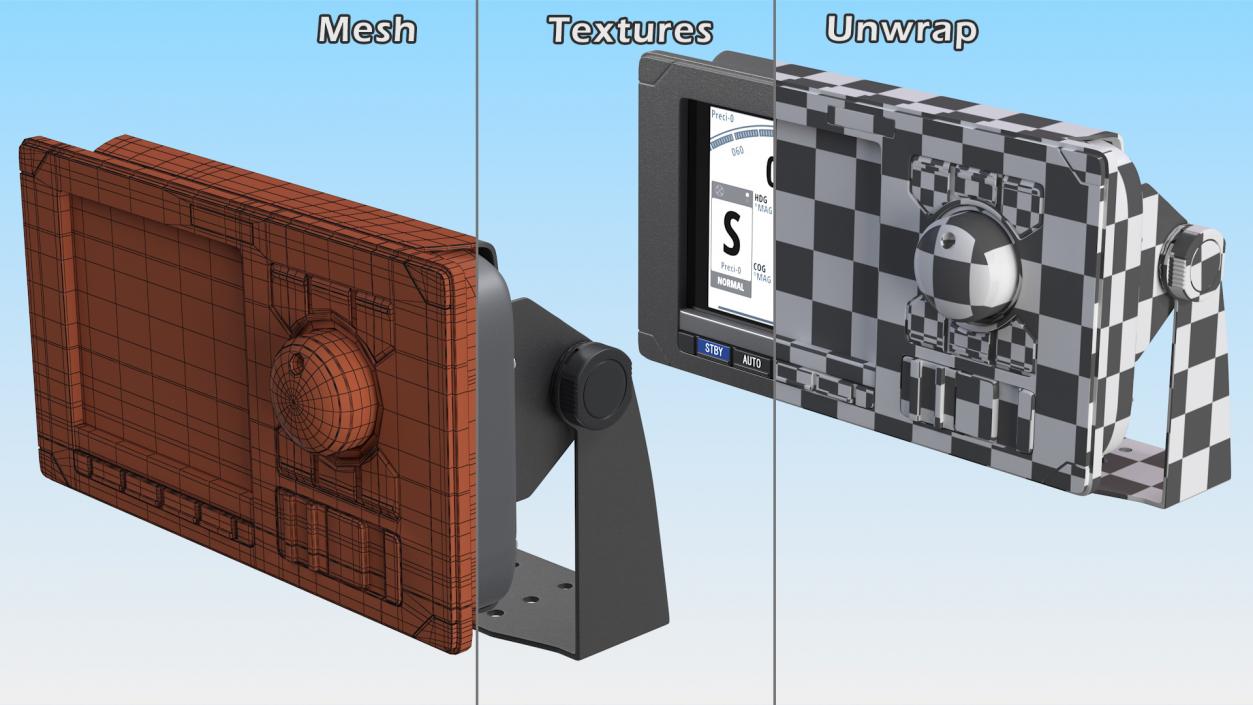 Marine Autopilot Control Unit 3D model