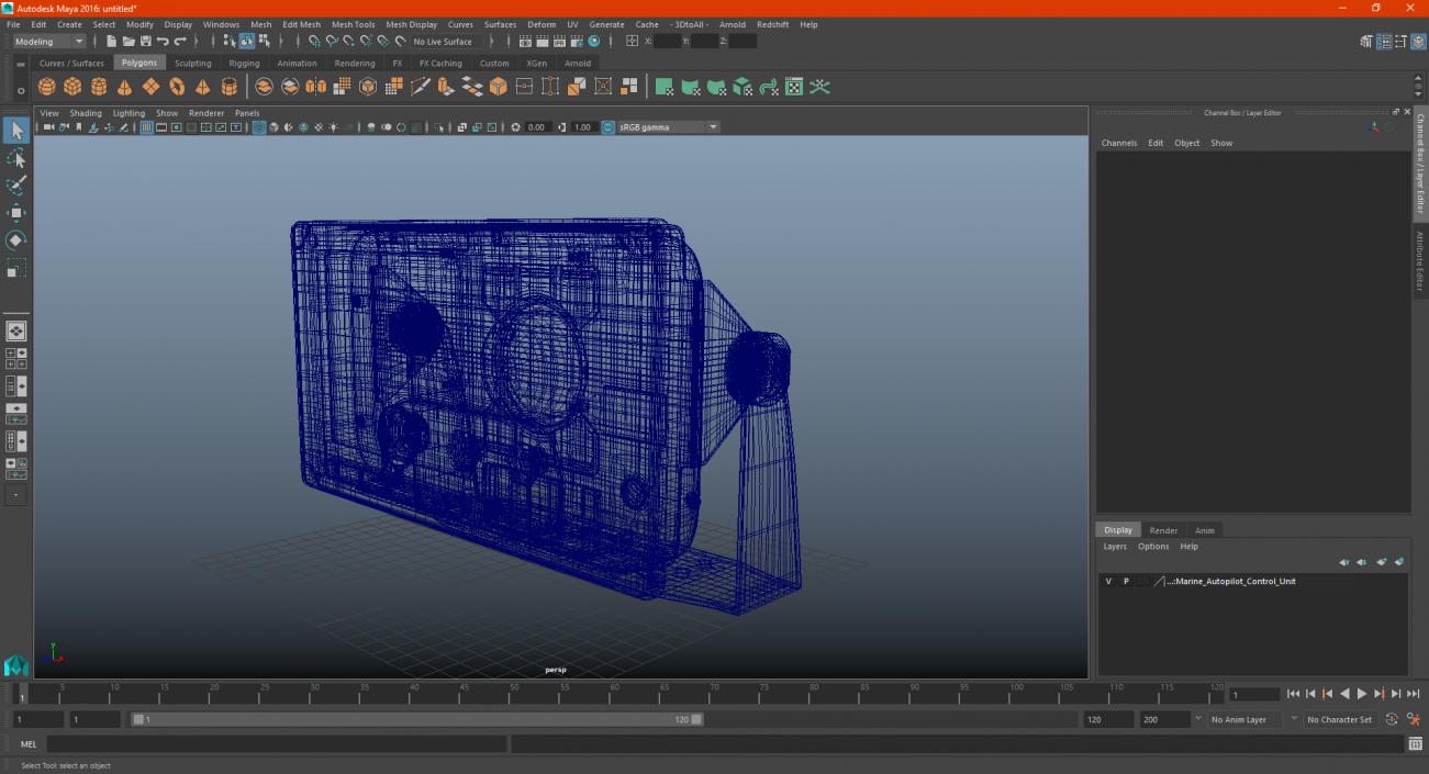Marine Autopilot Control Unit 3D model